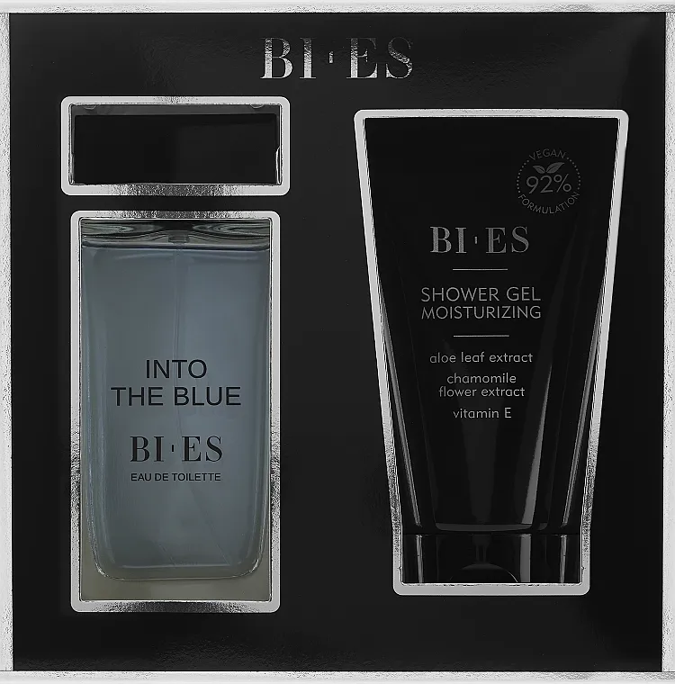 Set (edt/90ml + gel za tuširanje/150ml) Bi-Es Into The Blue Set