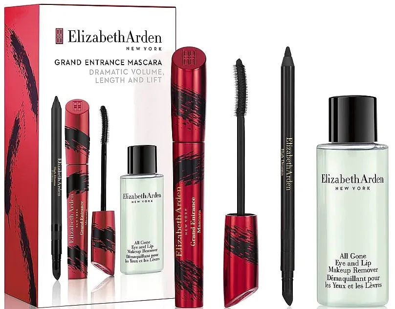 Set Elizabeth Arden Grand Lashes Mascara &amp; Eye Makeup (mascara/8.5ml + rem/50ml + eyeliner/1.2g)