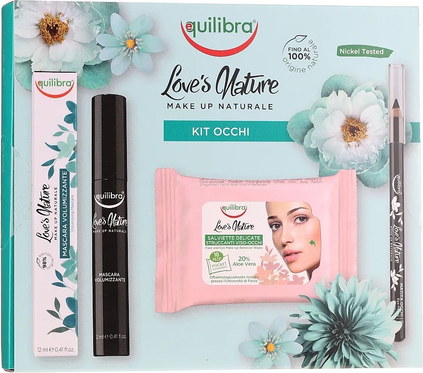 Set Equilibra Love’s Nature (eyeliner/1.1g + mascara/12ml + wipes/10pc)