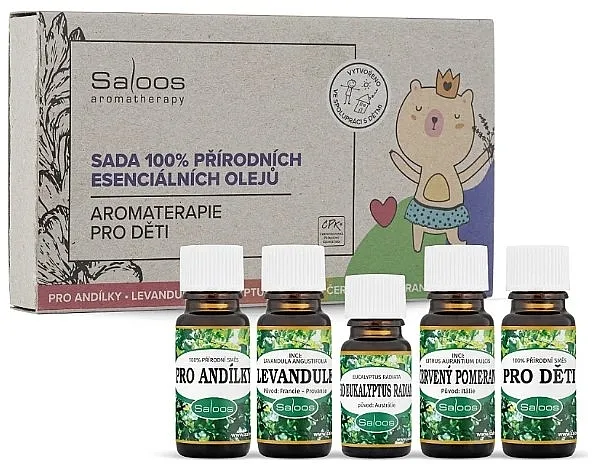 Set eteričnih ulja Saloos Aromatherapy For Kids