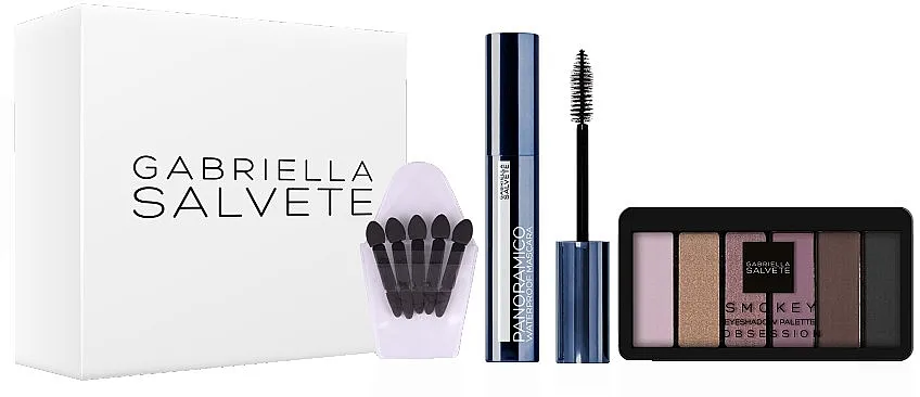 Set Gabriella Salvete Gift Box Smokey (mascara/13ml + eyeshadow/palette/10g + eyeshadow/applicator/5pc)