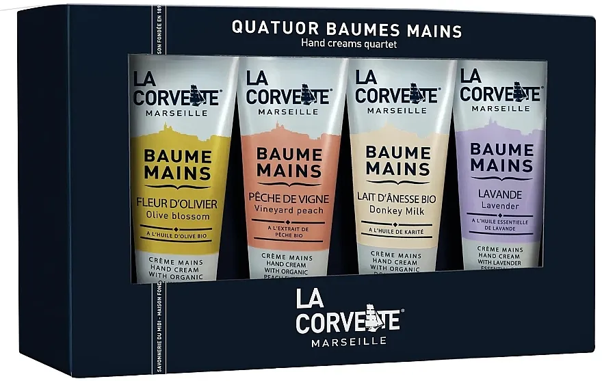 Set (h/cr/4x30ml) La Corvette Hand Creams Quartet