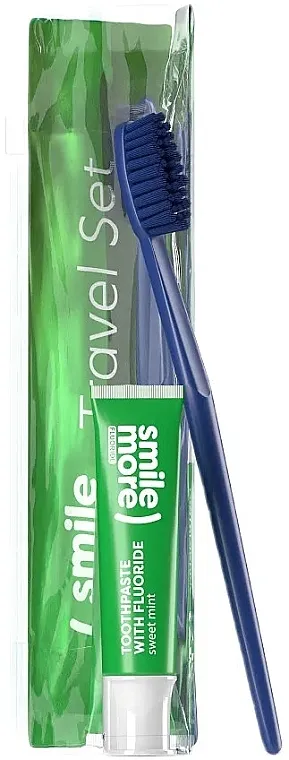 Set HiSkin Smile Travel Set Green (toothpaste/30ml + toothbrush + bag)