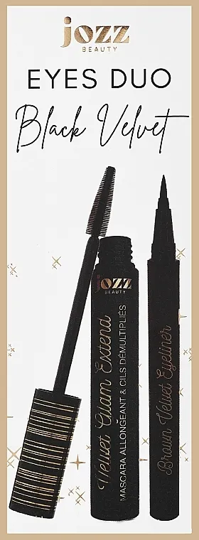 Set Jozz Eyes Duo Black Velvet (mascara/10ml + eyeliner/2ml)