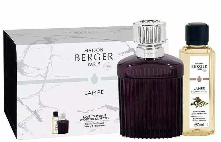Set (lamp/1pcs + refill/250kml) Maison Berger Alpha Prune Scandal Under The Olive Tree