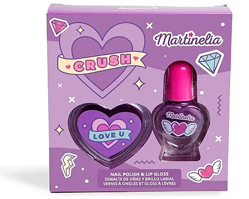 Set Martinelia Crush Nail Polish &amp; Lip Gloss (nail polish/3ml + lip gloss/2.5g)