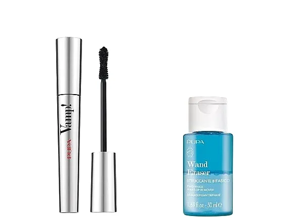 Set Pupa Vamp! &amp; Wand Eraser (mascara/9ml+remover/50ml +bag/1pcs)