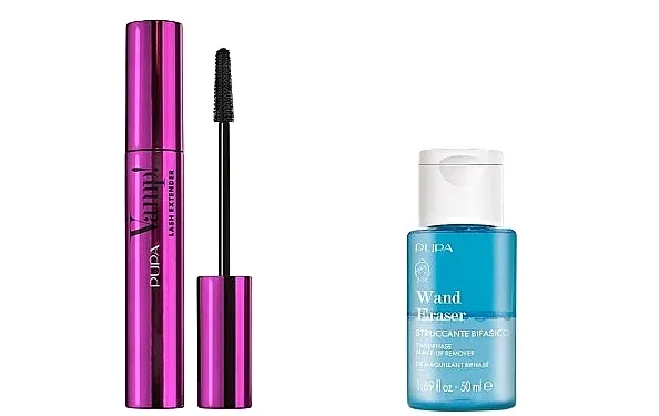 Set Pupa Vamp! Lash Extender &amp; Wand Eraser (mascara/14ml+remover /50ml+bag/1pcs)