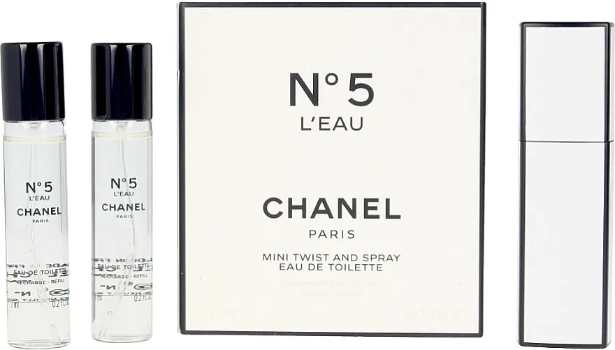 Set (refill/3x7ml) Chanel N5 L'Eau