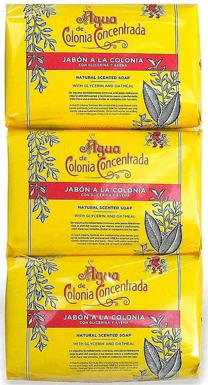 Set (soap/3x125g) Alvarez Gomez Agua De Colonia Concentrada