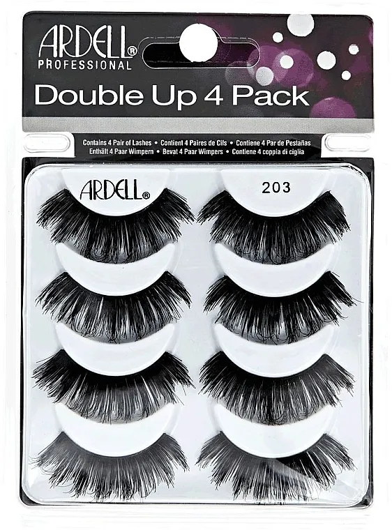 Set umjetnih trepavica Ardell Double Up 4 Pack 203 Lashes