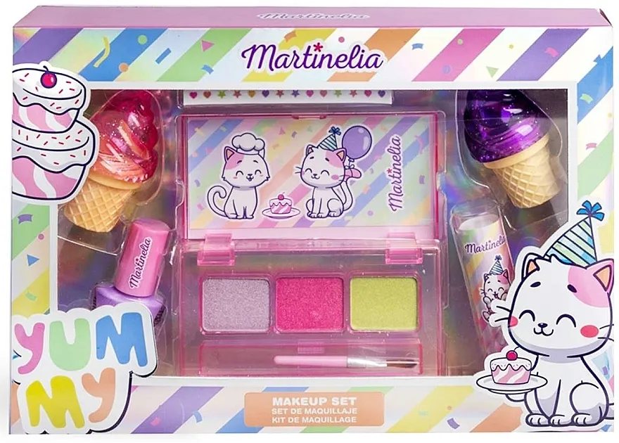 Set za šminkanje za decu, 6 proizvoda Martinelia Yummy Makeup Set