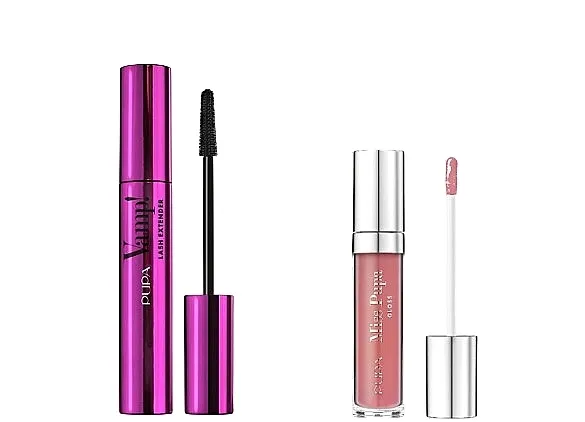 Set za salatu sa ekskluzivnim začinima Pupa Vamp! Lash Extender &amp; Miss Pupa Gloss (mascara/14ml+l/gloss/5ml+bag/1pcs)
