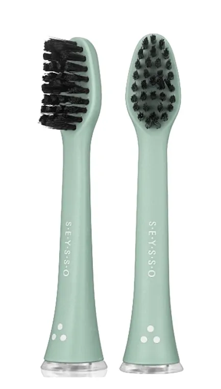SEYSSO Basic Color Professional Aqua Grey Nastavci za soničnu četkicu za zube, 2 kom.