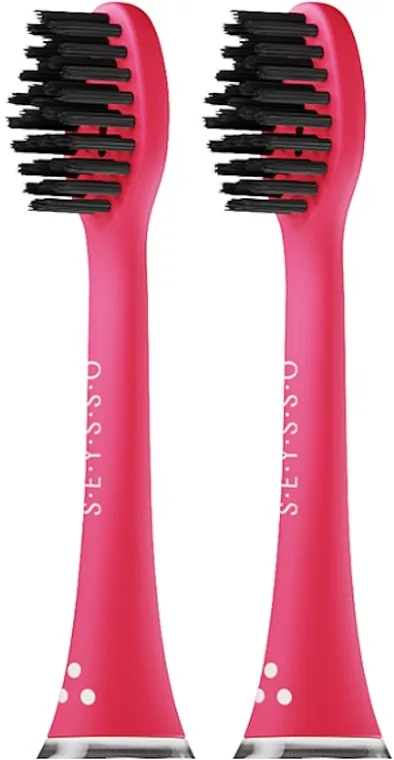 SEYSSO Basic Color Professional Paradise Pink Glave za soničnu četkicu za zube, 2 kom