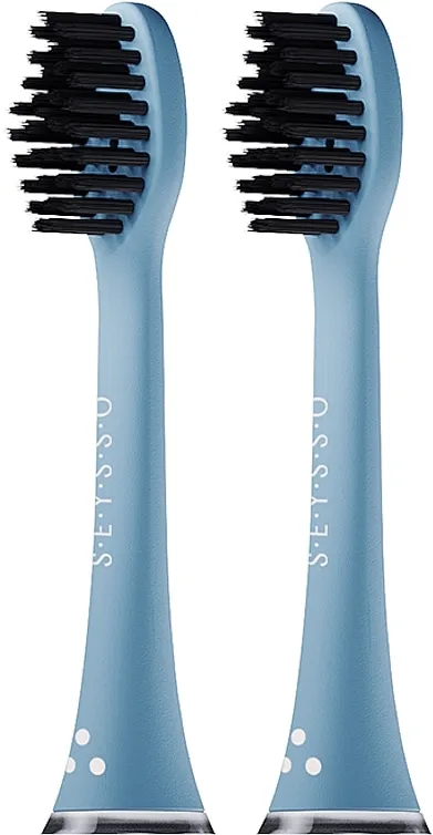 SEYSSO Basic Color Professional Sky Blue Nastavci za soničnu četkicu za zube, 2 kom.