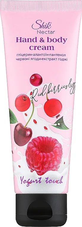 Shik Nectar Yogurt Touch Hand &amp; Body Cream Krema za ruke i tijelo s ekstraktom crvenih bobica i goji ekstrakta