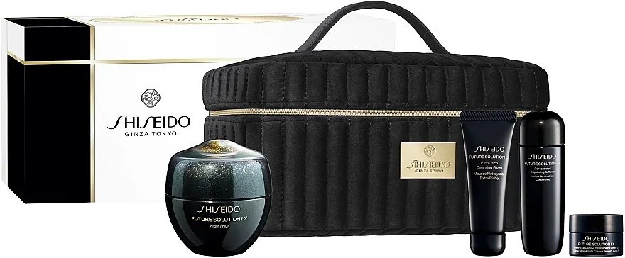 Shiseido Future Solution LX Night Cream Holiday Kit Set, 5 proizvoda