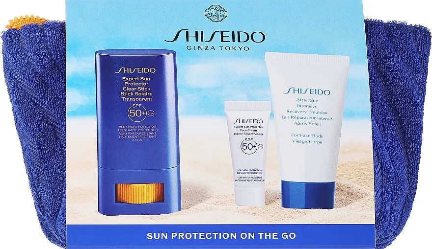 Shiseido Sun Protection On The Go Set, 4 proizvoda