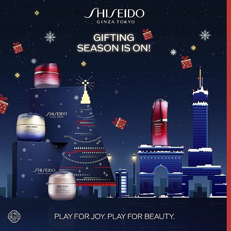 Shiseido Vital Perfection Enriched Holiday Kit (f/cr/50ml + clean/foam/15ml + f/lot/30ml + f/conc/10ml) Set