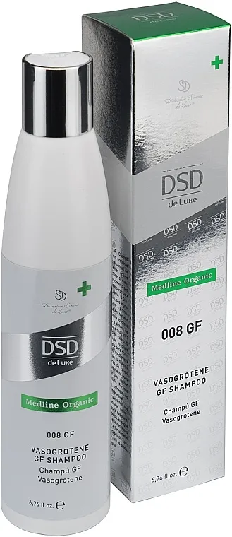 Simone DSD de Luxe Medline Organic Vasogrotene Gf Shampoo Šampon Vasogroten s faktorima rasta br. 008