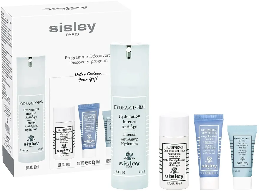 Sisley Hydra-Global Gift Set (cr/40 ml + remover/30 ml + mask/10 ml + ser/5 ml)