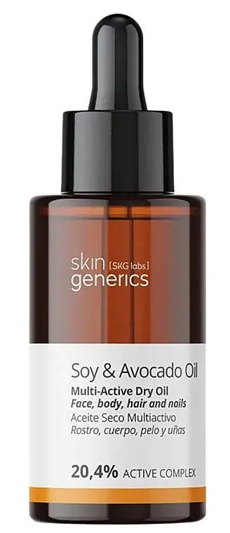 Skin Generics Soy &amp; Avocado Oil Multiactive Dry Oil Višenamensko suvo ulje