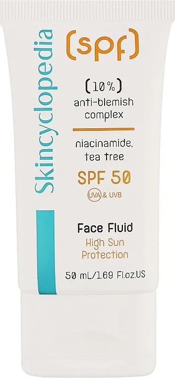 Skincyclopedia Face Fluid SPF50 Fluid za lice protiv osipa