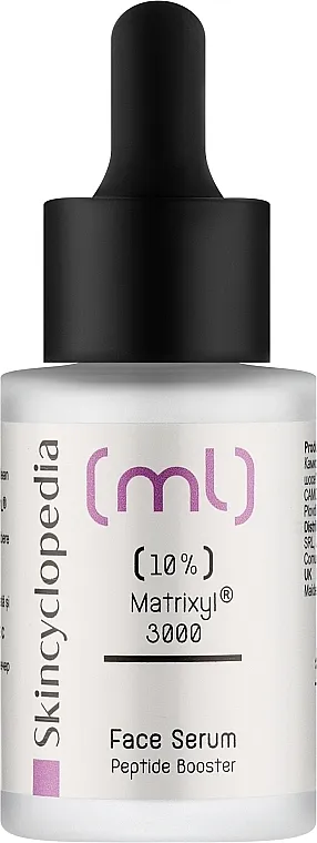 Skincyclopedia Face Serum Peptide Booster &amp; Matrixyl 3000 Peptidni serum za lice protiv bora