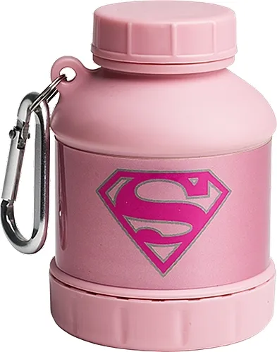 SmartShake Whey2Go Funnel DC Comics, Supergirl Privezak sa kutijom za lekove, 110ml