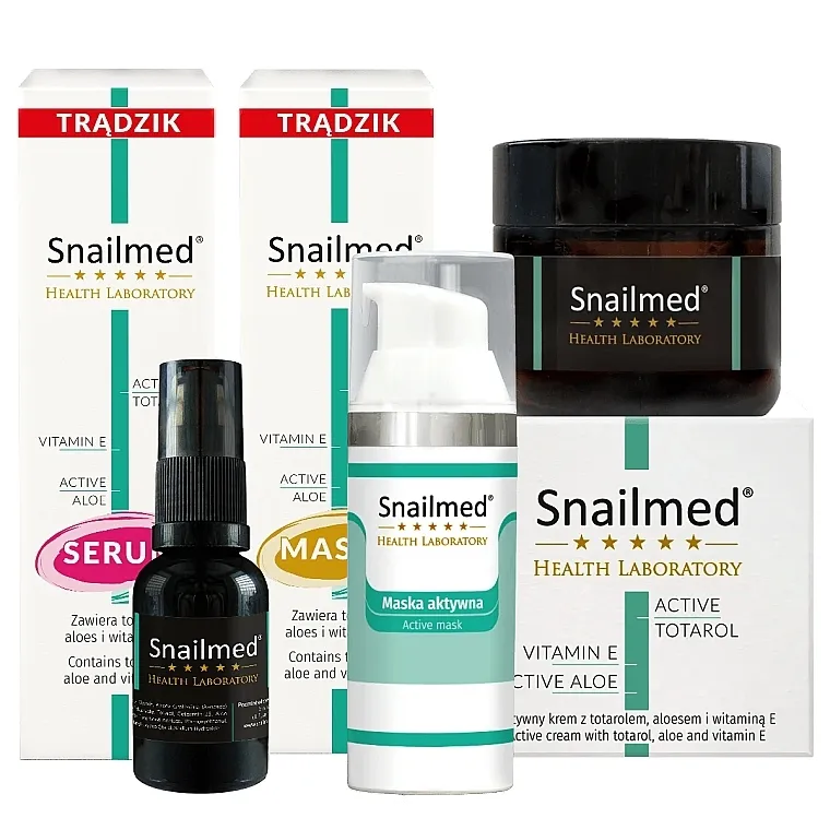 Snailmed (f/cr/60ml + ser/15ml + mask/30ml) Set protiv akni №3