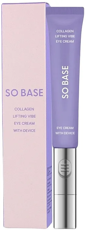 So Base Collagen Lifting Vibe Eye Cream With Device Krema za oči sa ugrađenim masažerom