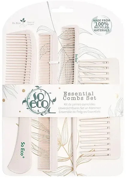 So Eco Essential Combs Set Set češljeva za kosu 4 kom