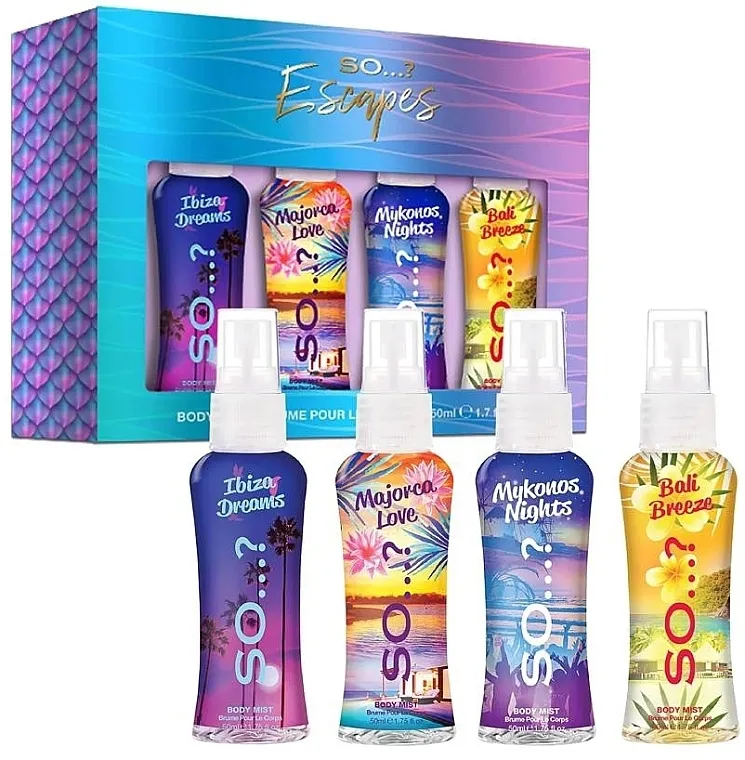 So...? Escapes Set (b/mist/4x50ml)