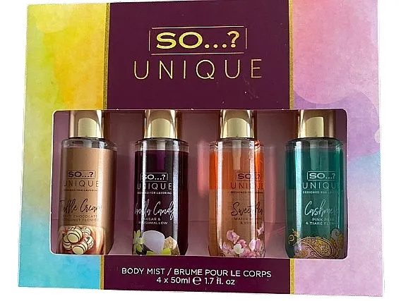 So...? Unique Set (b/mist/4x50ml)