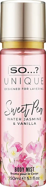 So…? Unique Sweat Pea Body Mist Sprej za tijelo