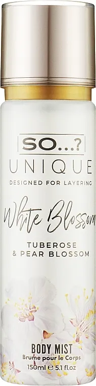 So...? Unique White Blossom Body Mist Sprej za telo