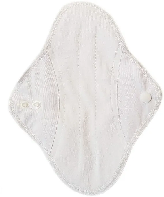 Soft Moon Ultra Comfort Regular Ulošci za gaćice za višekratnu upotrebu od pamuka, bijeli