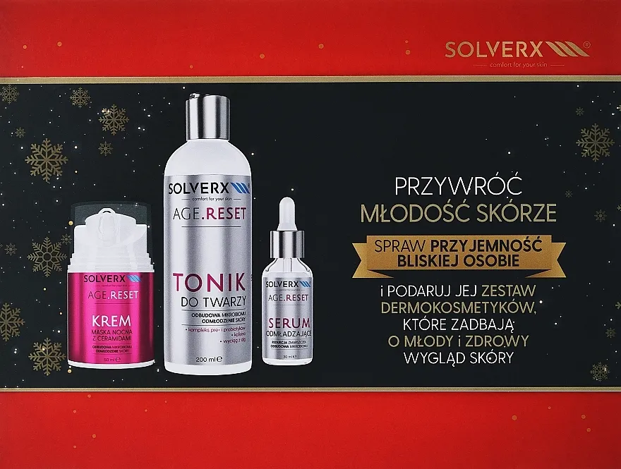 Solverx Age Reset (cr/50ml + mask/50ml + eye/ser/15ml)