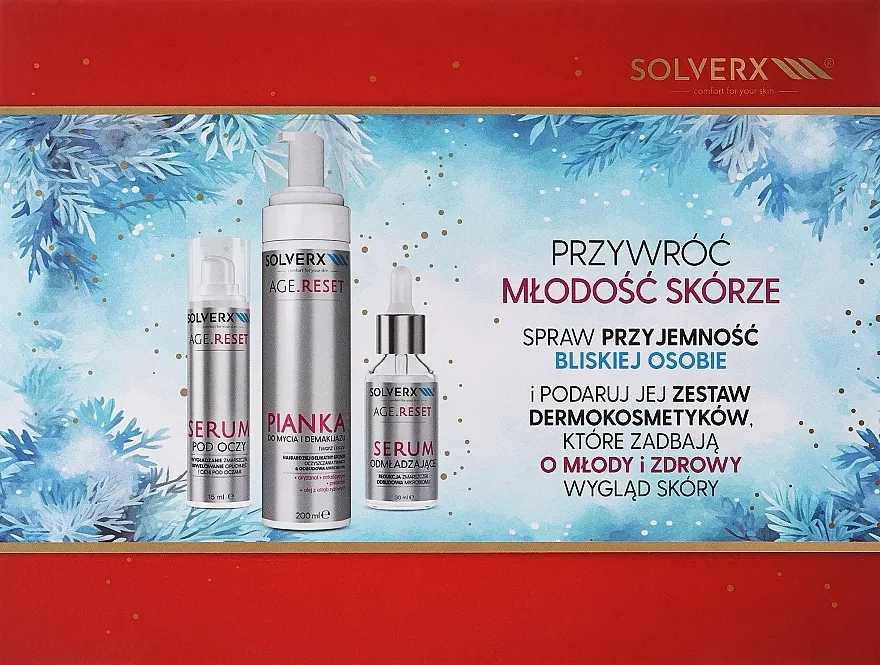 Solverx Age Reset Set (ser/30ml + eye/ser/15ml + foam/200ml)