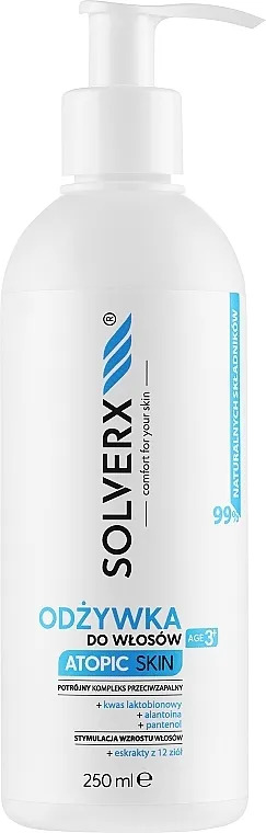 Solverx Atopic Skin Conditioner Regenerator za oslabljenu kosu