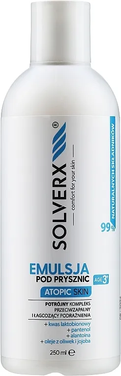 Solverx Atopic Skin Shower Emulsion Emulzija za tuširanje