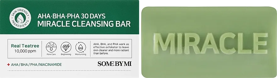 Some By Mi AHA/BHA/PHA 30 Days Miracle Cleansing Bar Sapun za lice