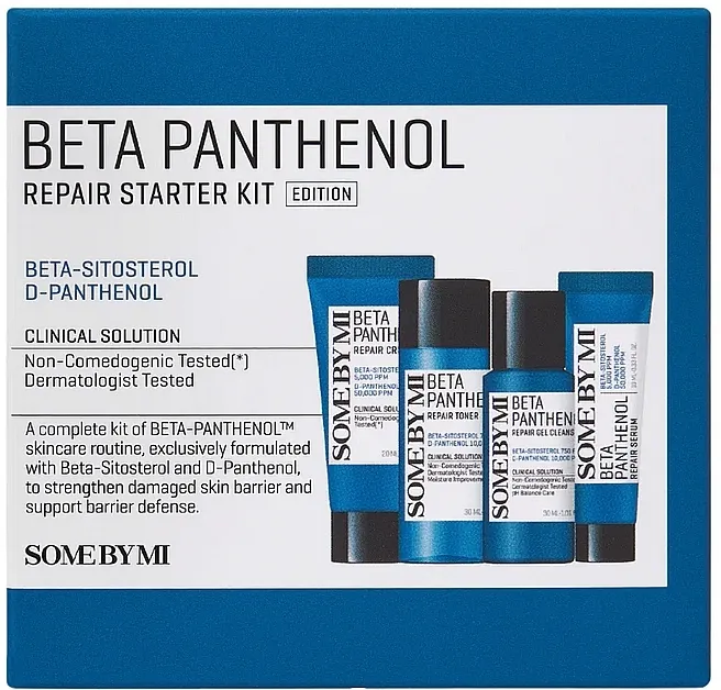 Some By Mi Beta Panthenol Starter (cr/20ml + ser/10ml + toner/30ml + cleanser/30ml) Set