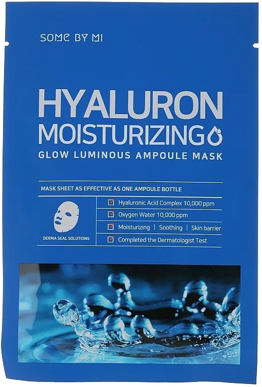 Some By Mi Hyaluron Moisturizing Glow Luminous Ampoule Mask Maska s hijaluronskom kiselinom