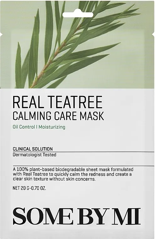 Some By Mi Real Tea Tree Calming Care Mask Sheet maska od čajevca