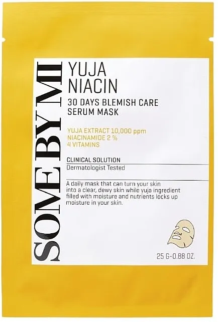 Some By Mi Yuja Niacin 30 Days Blemish Care Serum Mask Sheet maska i serum za lice