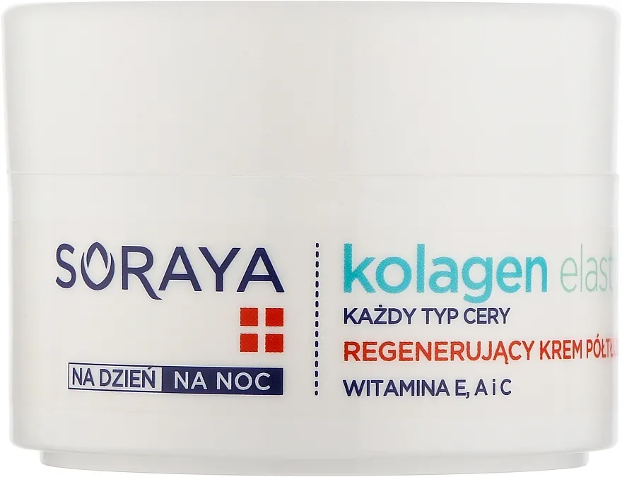 Soraya Collagen + Elastin Regenerating Semi-Rich Day and Night Cream Revitalizirajuća lagana krema protiv bora