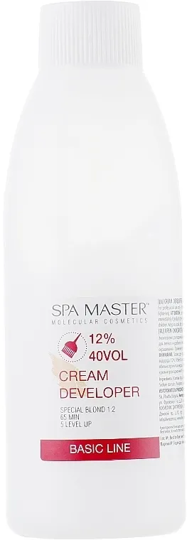 Spa Master Cream Developer 40 Vol Krem oksidant 12%