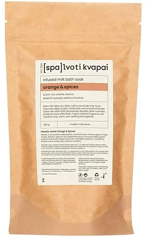 Spalvoti Kvapai Bath Milk Kupka Orange &amp; Spices